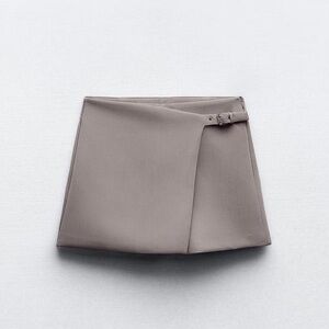 Zara Taupe Grey Skort NWT XXL